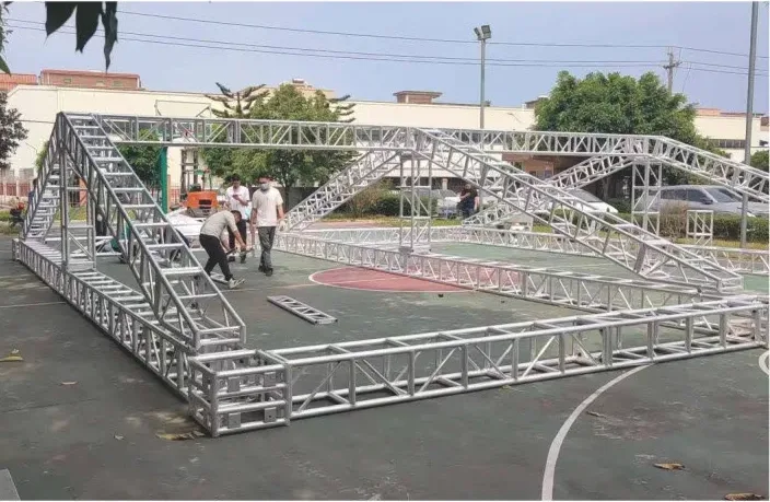 Truss Structure Outdoor Setup
