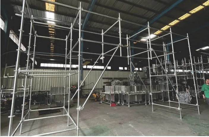 Layer Truss Scaffold Setup