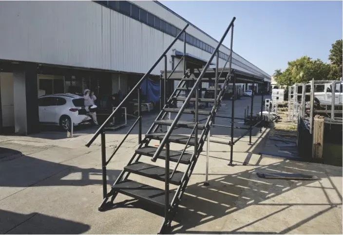 Stage Stairs Setup