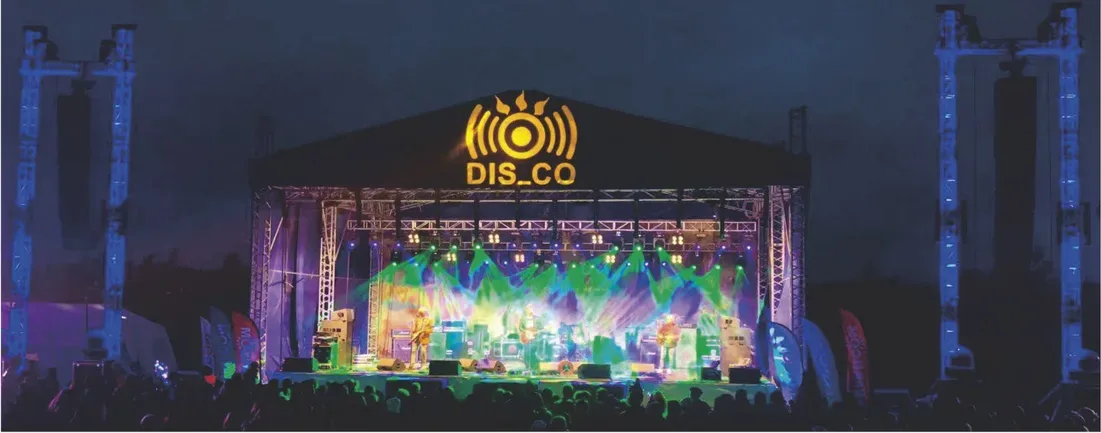 DIS_CO Night Stage with Truss Towers