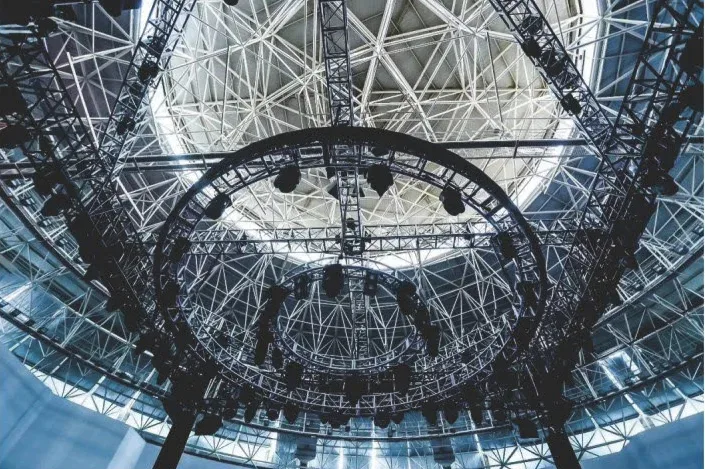 Dome Truss Structure Interior