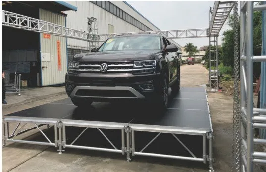 Car Display Stage with Truss