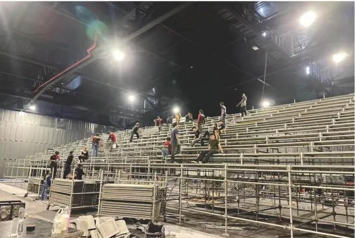 Grandstand Seating Build