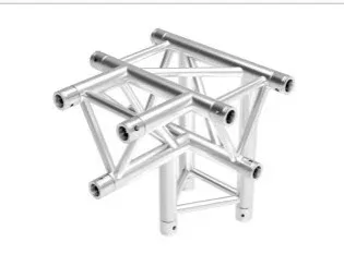 Aluminum truss 4-way T apex corner joint