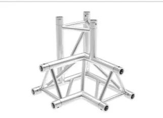 Aluminum truss 3-way right apex corner joint