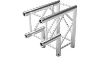 Aluminum square truss 2-way 90-degree corner