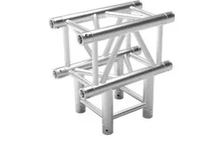 Aluminum square truss 3-way 90-degree corner T