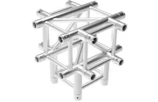 Aluminum square truss 5-way 90-degree corner