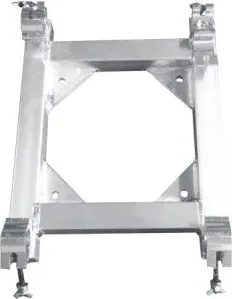 Aluminum tic-tac-toe square truss adapter frame