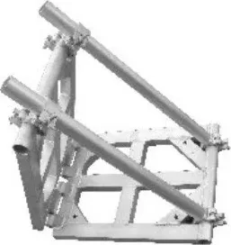 Aluminum book hinge truss connector