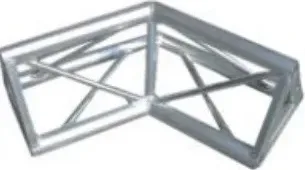Bolt triangle 90-degree truss connector