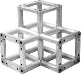 Bolt 3-way ladder tube corner connector