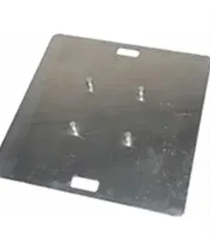 Flat square steel base plate