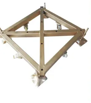 Bolt steel square-tube pyramid base