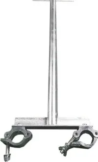 T-shaped aluminum boom hanging bar with clamps