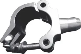 Aluminum half coupler clamp with spigot stud