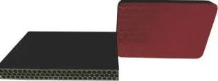 PE stage board panel samples with black honeycomb core and red surface