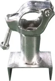 Steel stage clamp tray bracket with coupler