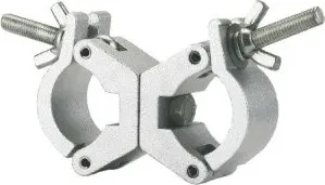 Aluminum swivel double coupler clamp, model WRT-04
