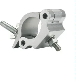 Aluminum half coupler clamp with side pin, model WRT-07