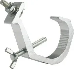 Aluminum hook clamp with two wing screws, model WRT-16